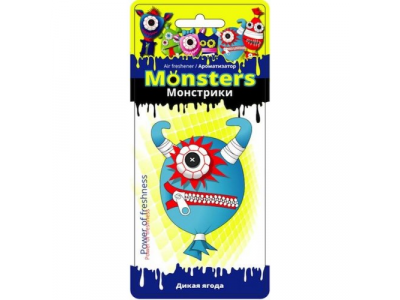 Ароматизатор воздуха подвесной SAPFIRE Monsters Дикая ягода от SAPFIRE Ароматизатор воздуха подвесной SAPFIRE Monsters Дикая ягода