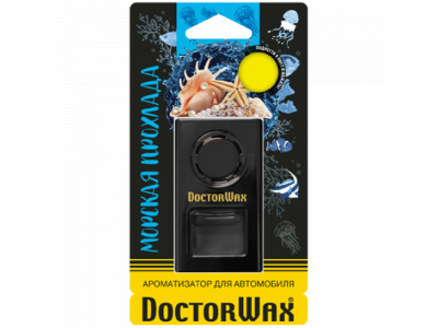 Ароматизатор воздуха на дефлектор обдува. Морская прохлада от DoctorWax Ароматизатор воздуха на дефлектор обдува. Морская прохлада