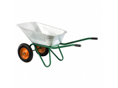 Тачка садово-строительная, двухколесная, усиленная, грузоподъемность 320 кг, объем 100 л Сибртех от СИБРТЕХ Тачка садово-строительная, двухколесная, усиленная, грузоподъемность 320 кг, объем 100 л Сибртех