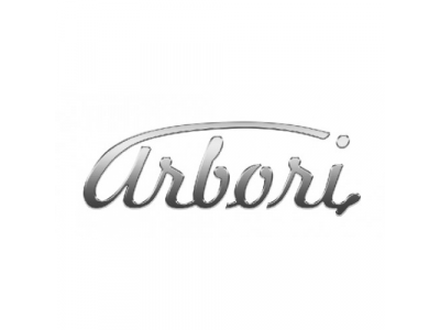 Защита заднего бампера Arbori d57 "волна" черная MITSUBISHI Outlander 2015-