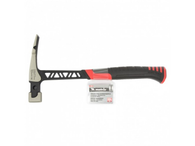 Молоток каменщика, 680 г, цельнокованый, двухкомпонентная обрезиненная рукоятка Matrix Pro