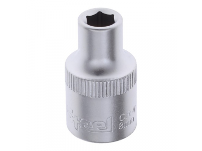 головка торцевая 6-гранная 1/2dr. 8мм от AV STEEL головка торцевая 6-гранная 1/2dr. 8мм