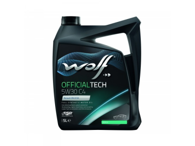 Моторное масло WOLF OFFICIALTECH 5W30 C4 5L от WOLF Моторное масло WOLF OFFICIALTECH 5W30 C4 5L