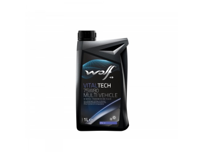 Трансмиссионное масло WOLF VITALTECH 75W80 MULTI VEHICLE 1L от WOLF Трансмиссионное масло WOLF VITALTECH 75W80 MULTI VEHICLE 1L