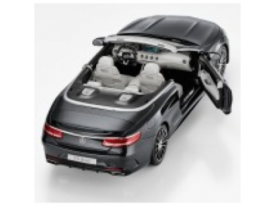 Модель Mercedes-Benz S-Class Cabriolet, Magnetite Black Metallic, 1:18 Scale, артикул B66960354 от Mercedes Модель Mercedes-Benz S-Class Cabriolet, Magnetite Black Metallic, 1:18 Scale, артикул B66960354