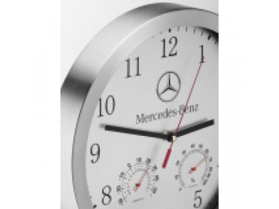 Настенные часы Mercedes Wall Clock Silver, артикул B67870476 от Mercedes Настенные часы Mercedes Wall Clock Silver, артикул B67870476