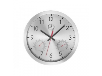 Настенные часы Mercedes Wall Clock Silver, артикул B67870476 от Mercedes Настенные часы Mercedes Wall Clock Silver, артикул B67870476