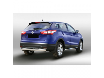 Защита задняя 75х42 овальная,Nissan Qashqai 2014-, NQSH.75.5080 от SOUZ96 Защита задняя 75х42 овальная,Nissan Qashqai 2014-, NQSH.75.5080